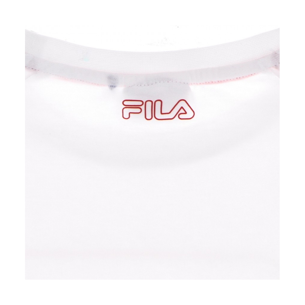 maglietta ragazzo ferdi blocked tee BRIGHT WHITE/LIMOGES/TRUE RED