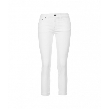 Jeans cropped bianco