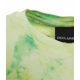 T-Shirt con tie-dye verde