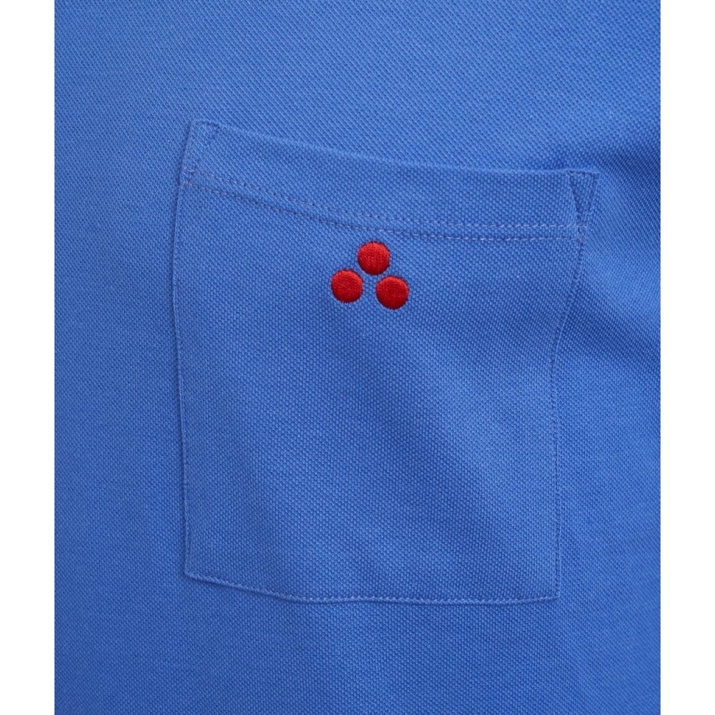 T-shirt con logo blu