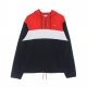 felpa cappuccio uomo perry fleece half zip hoodie BLACK IRIS/TRUE RED/BRIGHT WHITE