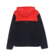 felpa cappuccio uomo perry fleece half zip hoodie BLACK IRIS/TRUE RED/BRIGHT WHITE