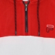 felpa cappuccio uomo perry fleece half zip hoodie BLACK IRIS/TRUE RED/BRIGHT WHITE