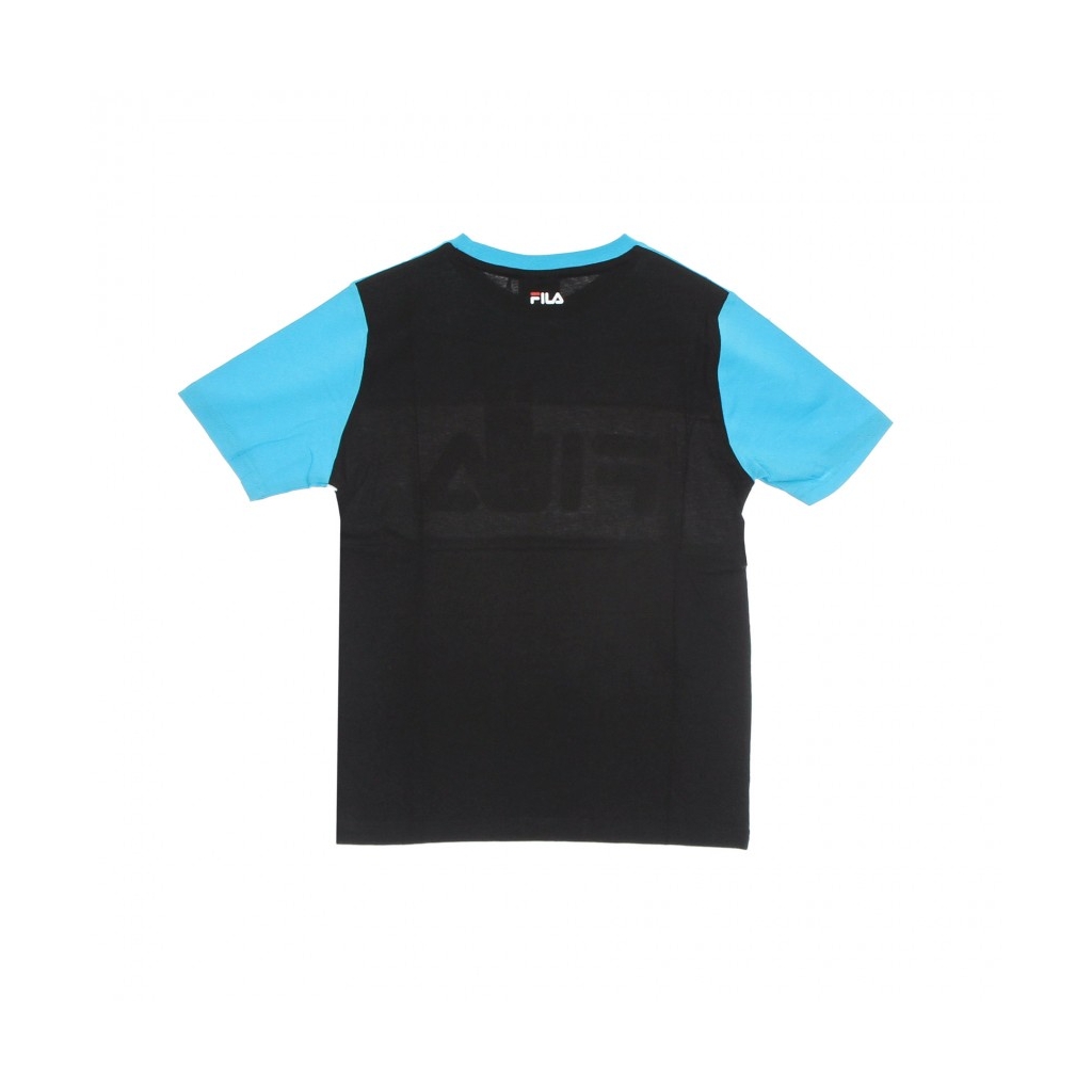 maglietta ragazzo marina blocked tee BLACK/SCUBA BLUE/BRIGHT WHITE