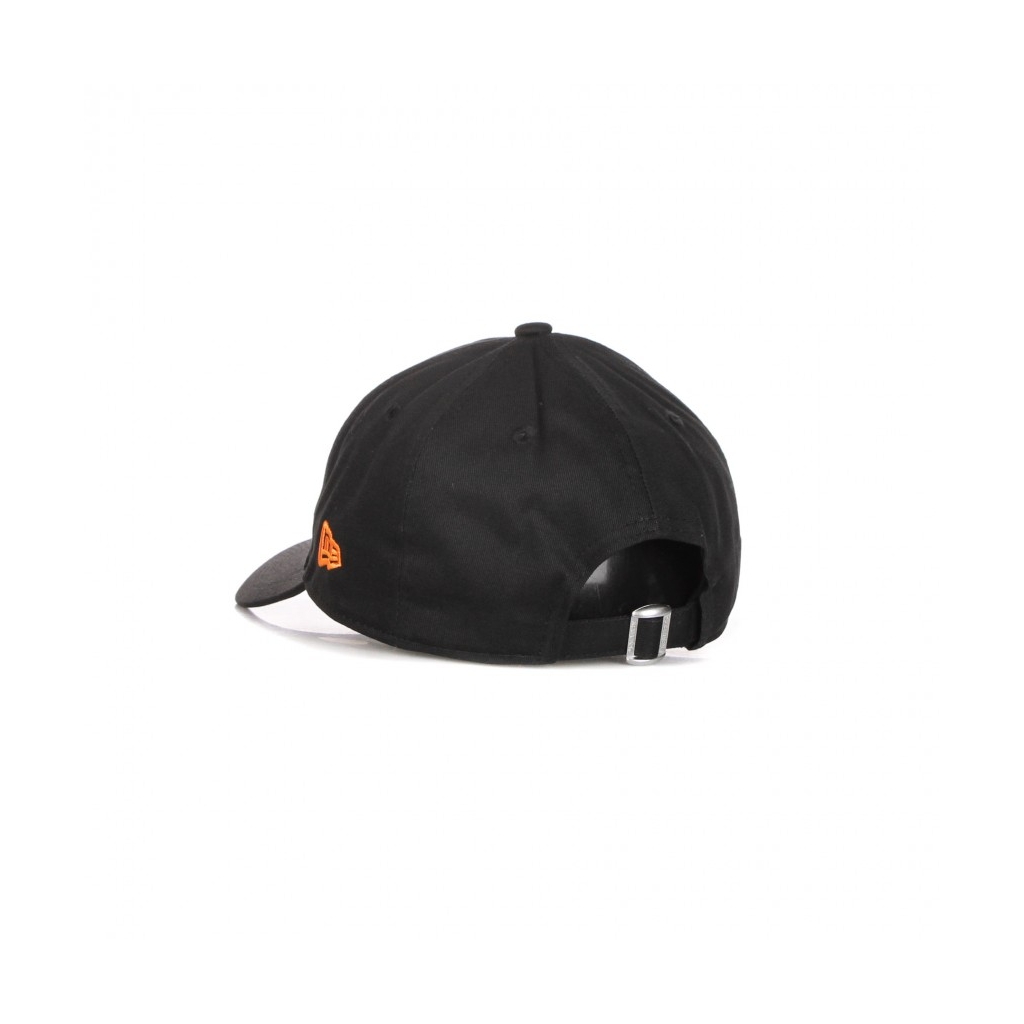 cappellino visiera curva uomo mlb league essential 940 losdod BLACK/DARK ORANGE