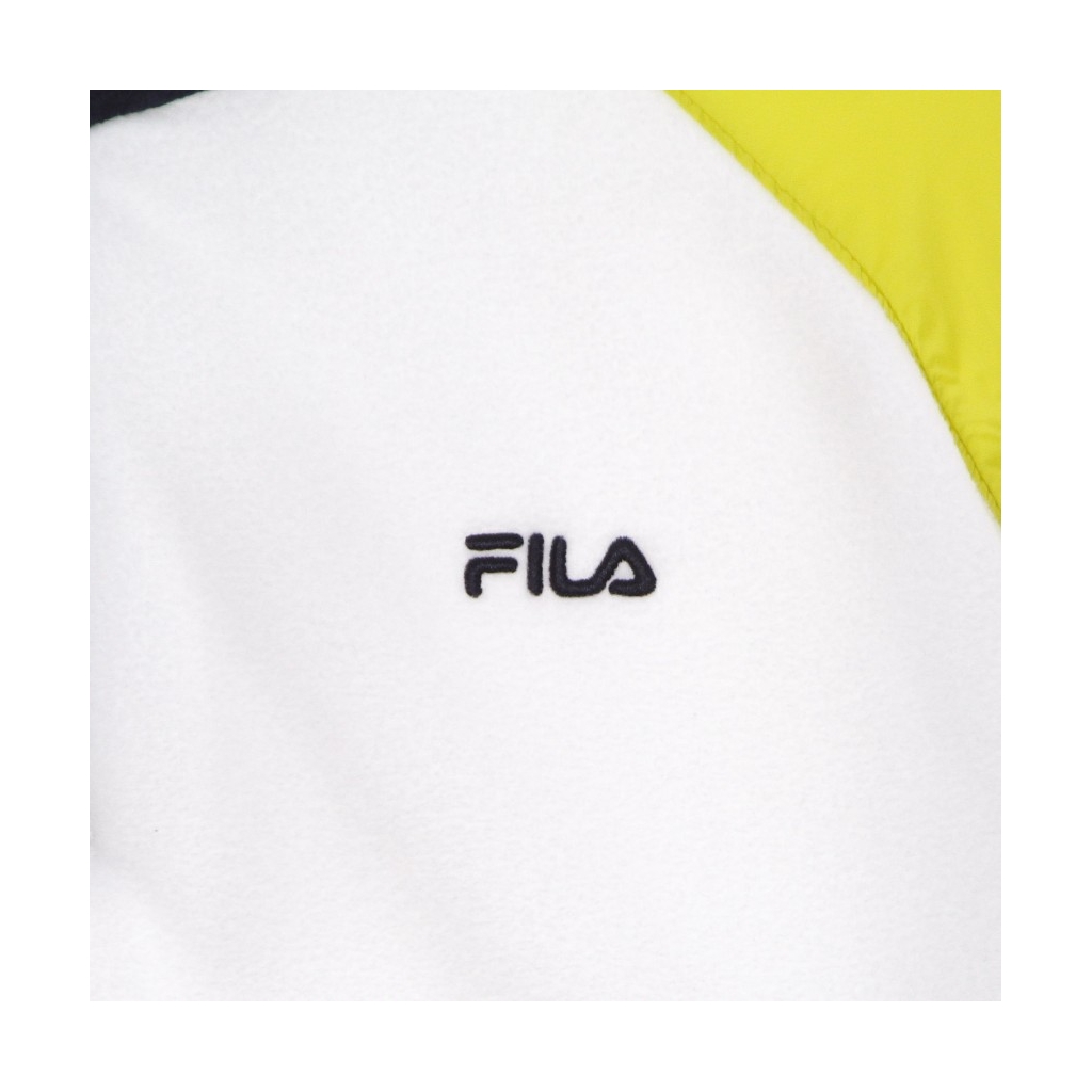 felpa collo alto donna yvonne half zip fleece shirt BLACK IRIS/BRIGHT WHITE/WARM OLIVE