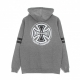 felpa cappuccio uomo b/c groundwork hoodie DARK HEATHER