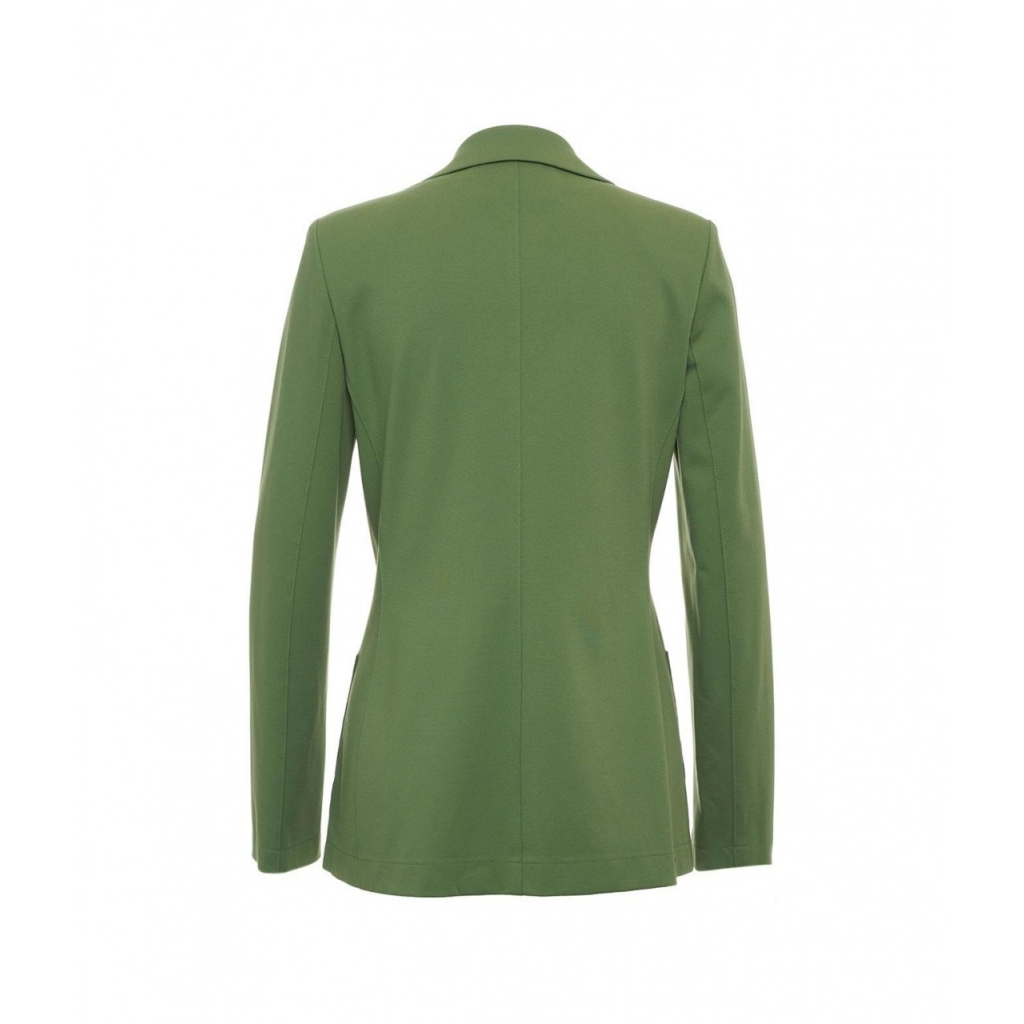 Blazer con spalline verde