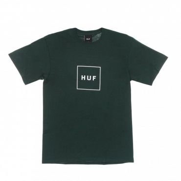 maglietta uomo essentials box logo DARK GREEN