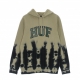 felpa cappuccio uomo hartford tiedye po hoodie TAN