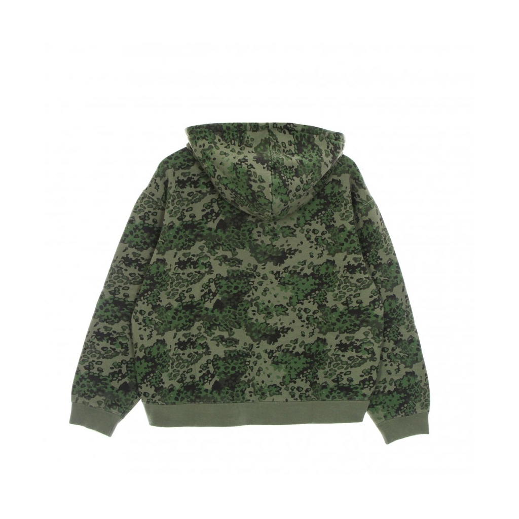 felpa cappuccio donna contra mockneck po hoodie GREEN CAMO