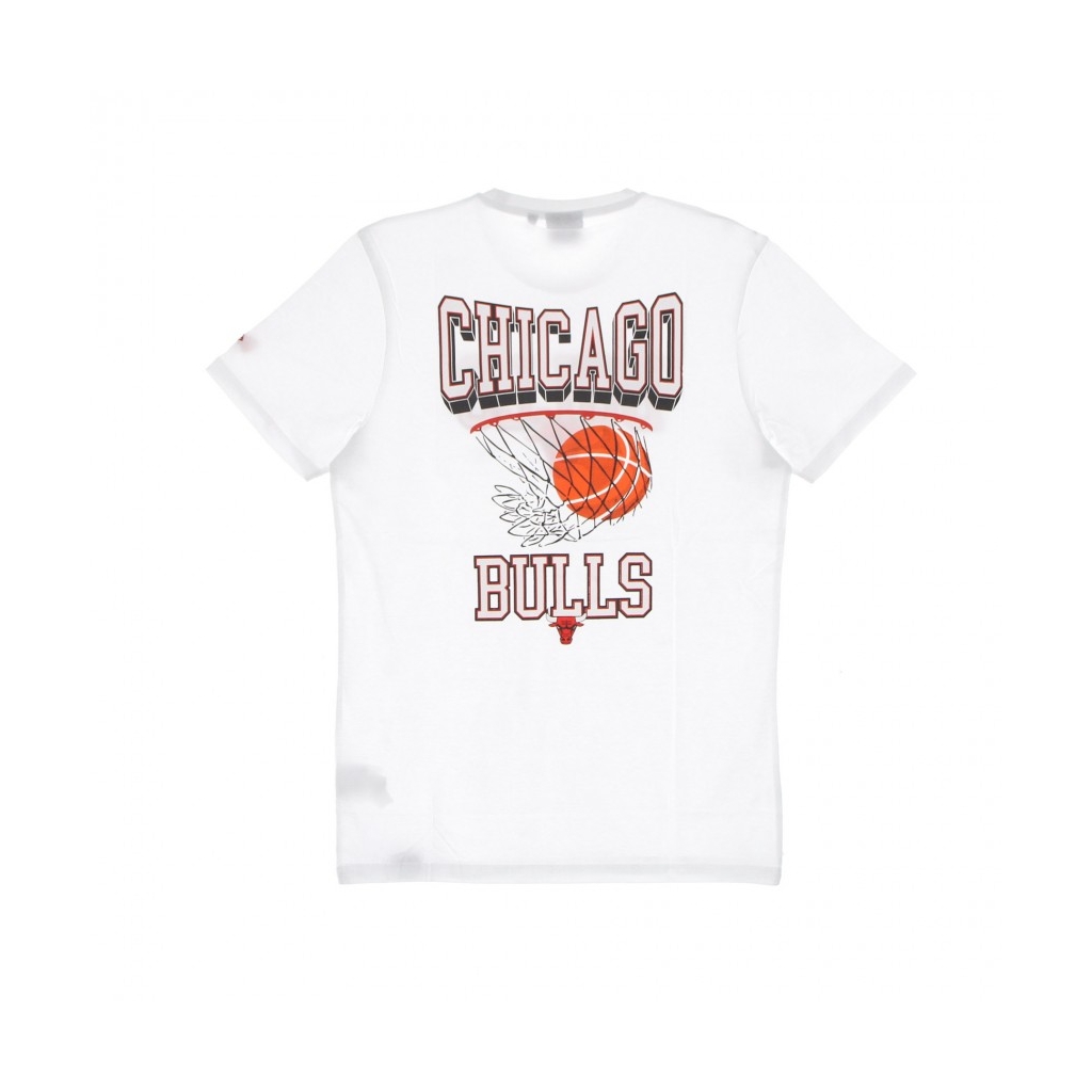 maglietta uomo nba basketball hoop graphic tee chibul WHITE