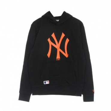 felpa cappuccio uomo mlb seasonal team logo hoodie neyyan BLACK/DARK ORANGE