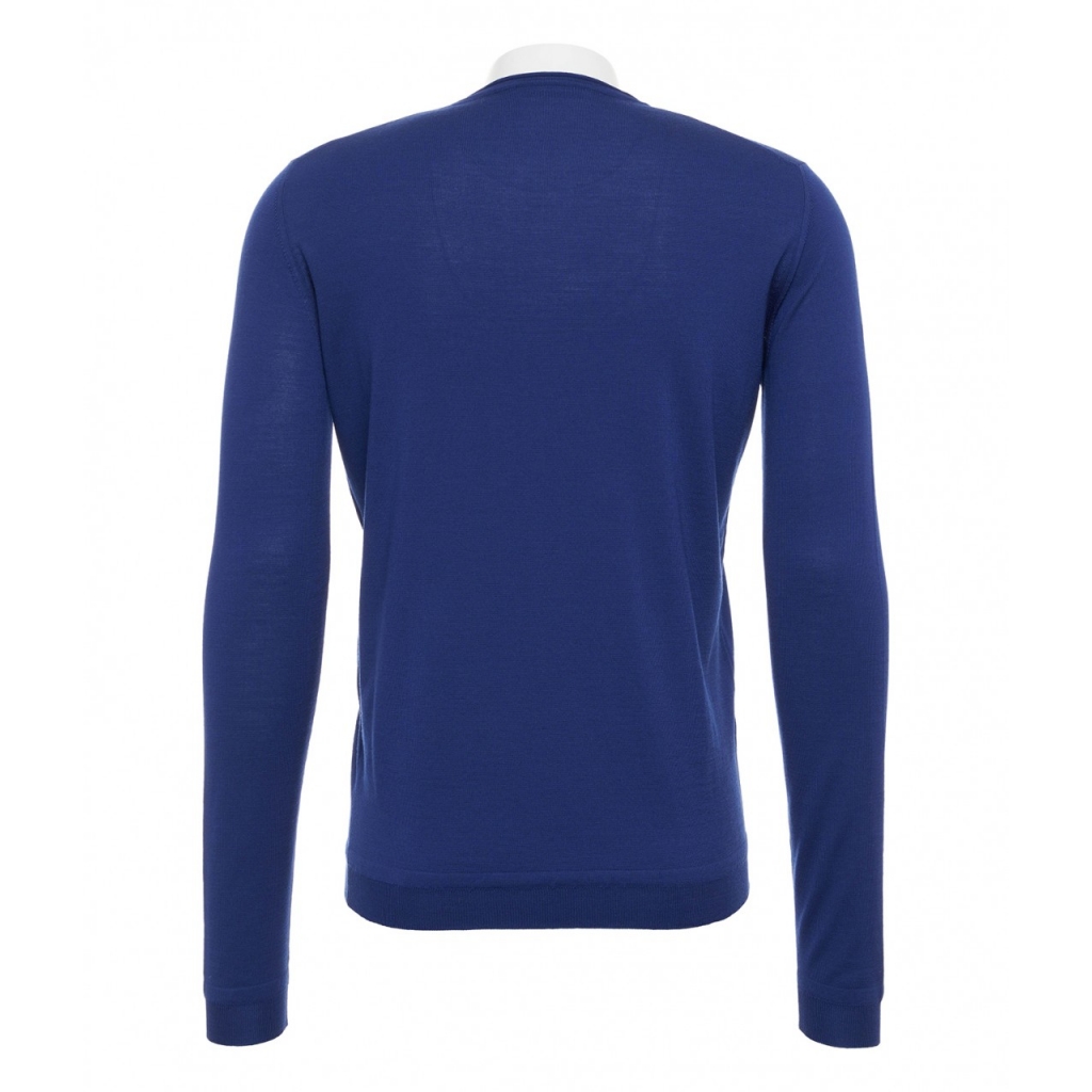 Maglione in Merino blu scuro