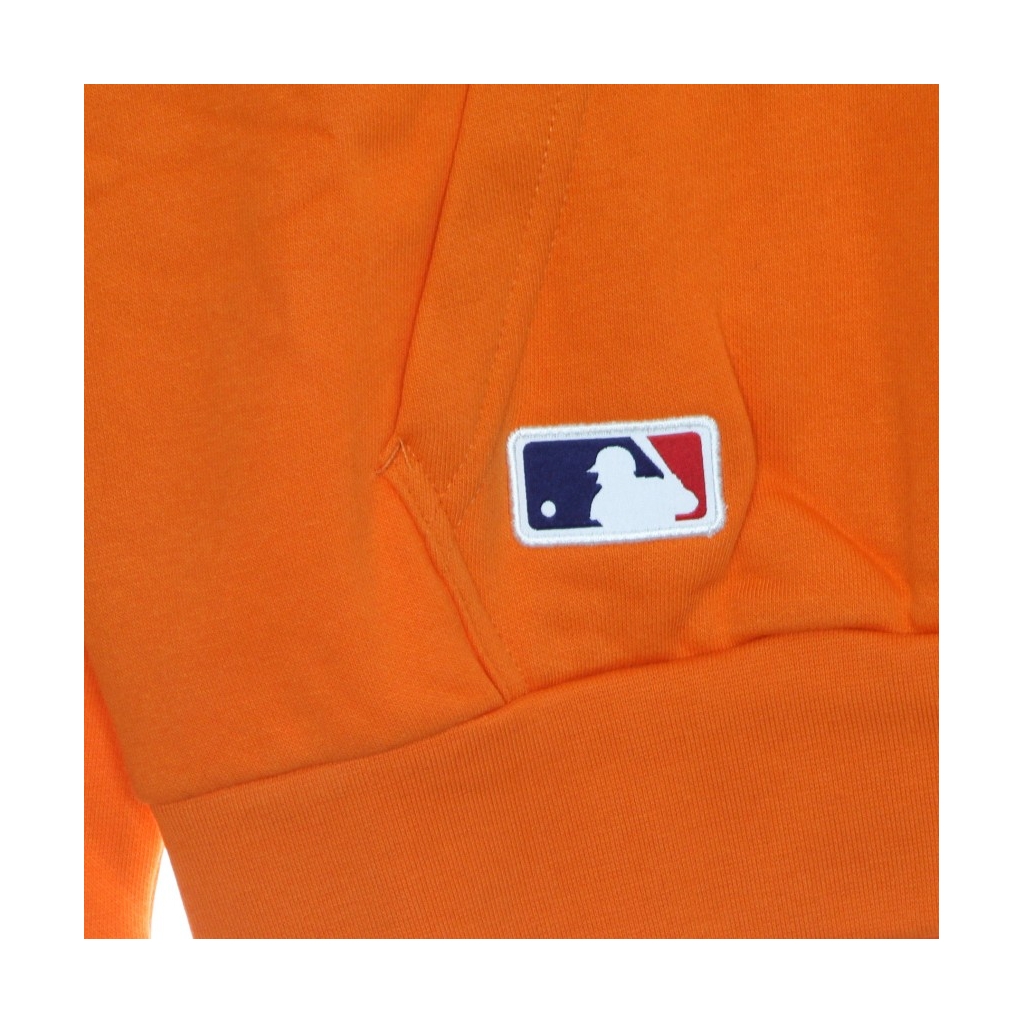 felpa cappuccio uomo mlb seasonal team logo hoodie neyyan SAFETY ORANGE/WHITE