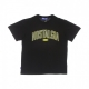 maglietta uomo college tee BLACK