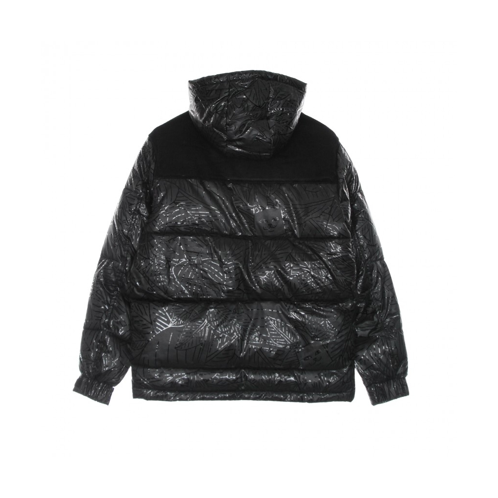 piumino uomo griffith hooded puffer jacket BLACK