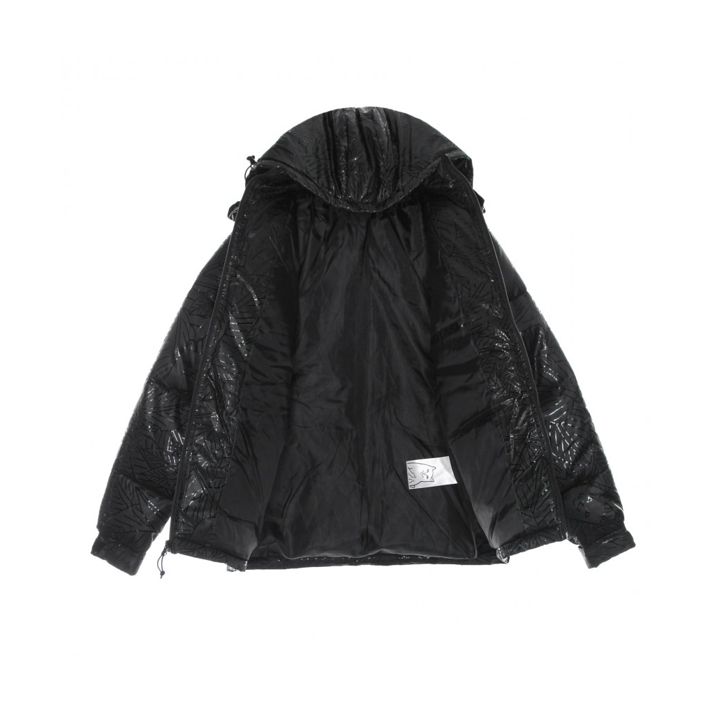 piumino uomo griffith hooded puffer jacket BLACK