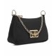 Borsa a tracolla in nylon nero