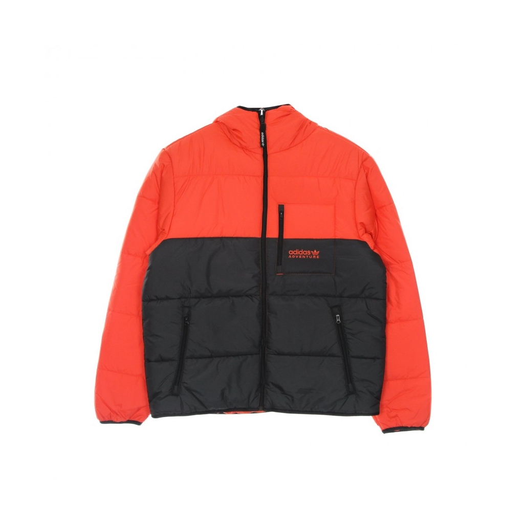 piumino uomo puffer jacket BLACK/BRIGHT RED