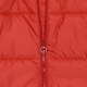 piumino uomo padded stand up collar puffer jacket RED