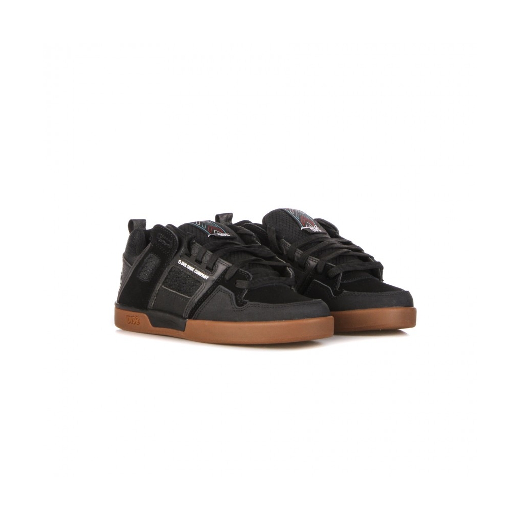 scarpe skate uomo comanche 20+ BLACK/REFLECTIVE GUM/NUBUCK