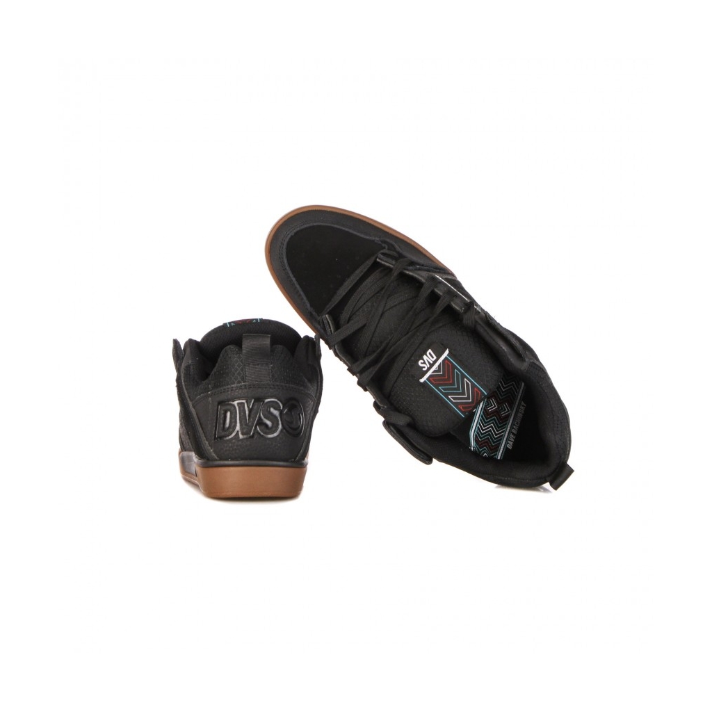 scarpe skate uomo comanche 20+ BLACK/REFLECTIVE GUM/NUBUCK