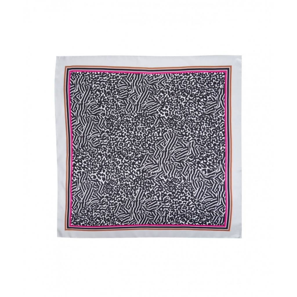 Foulard stampato multicolore