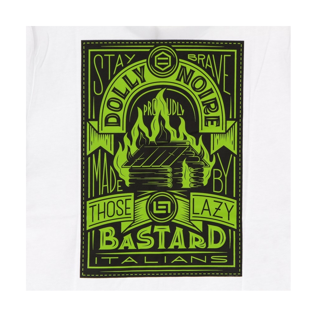 maglietta uomo dlynr tee x bastard WHITE