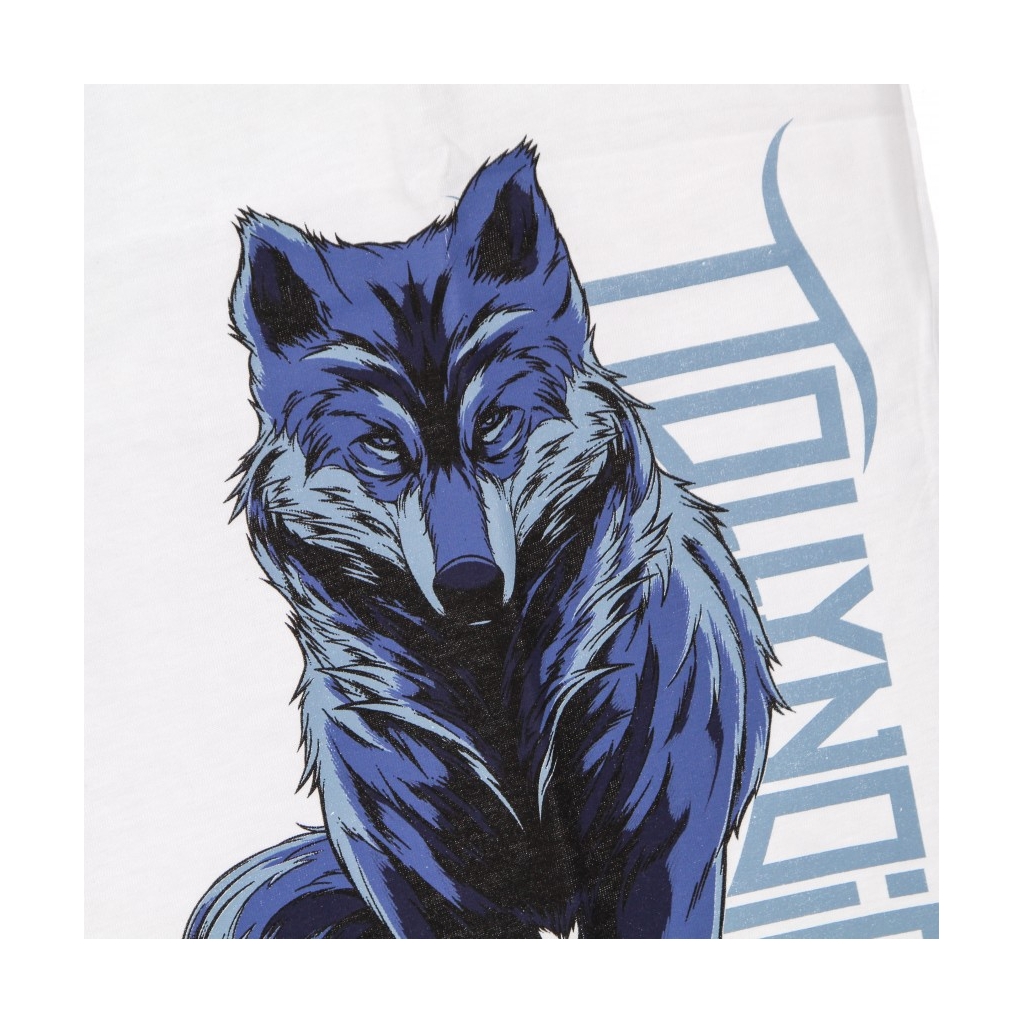 maglietta uomo lupo tee WHITE Bowdoo