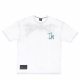 maglietta uomo lettering 3d oversize tee WHITE
