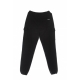pantalone tuta leggero uomo woven square label cargo sweatpants BLACK