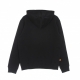 felpa cappuccio uomo core logo p/o hood bb BLACK/WHEAT