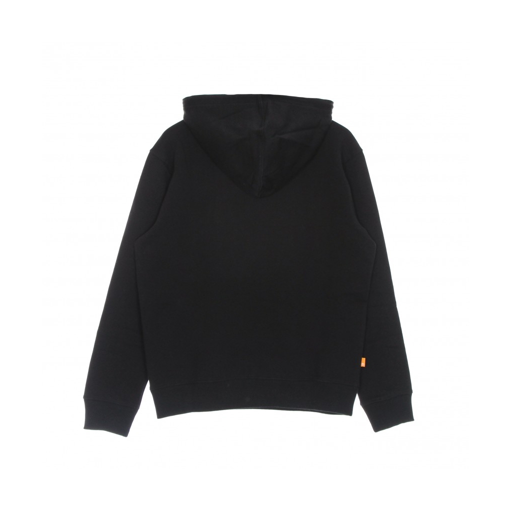 felpa cappuccio uomo core logo p/o hood bb BLACK/WHEAT