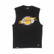 canotta uomo nba tear logo sleeveless tee loslak BLACK
