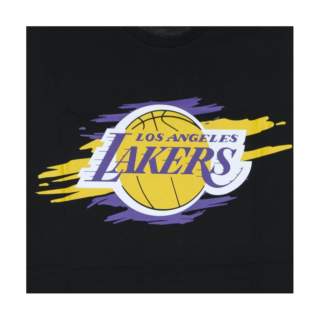 canotta uomo nba tear logo sleeveless tee loslak BLACK