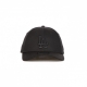 cappellino visiera curva uomo mlb league essential 940 losdod BLACK/BLACK