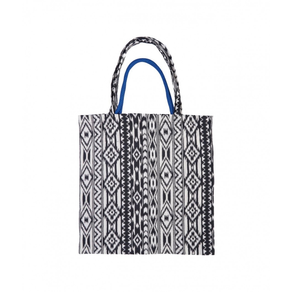 Folk Jacquard Tote Bag multicolore