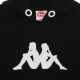 felpa cappuccio donna banda dressa 2 BLACK/WHITE