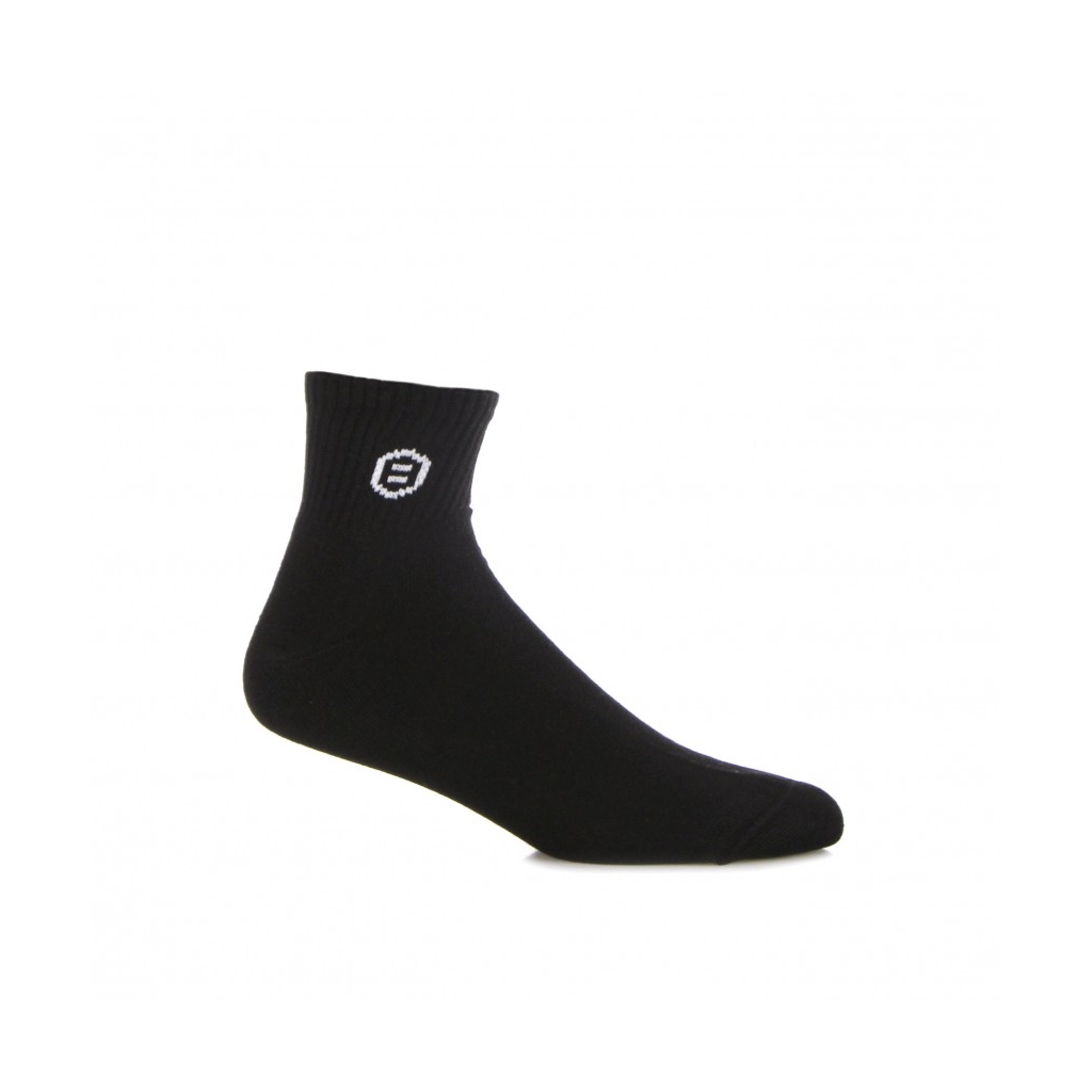 calza bassa uomo jaquard short socks BLACK