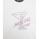 T-shirt con dettaglio strass bianco