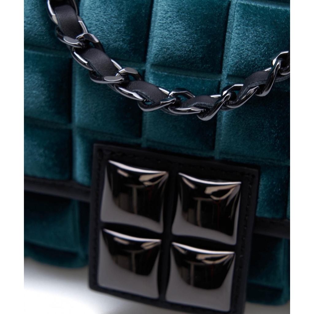 New Chain Mini Bag turchese