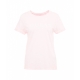 T-shirt con stampa logo pink