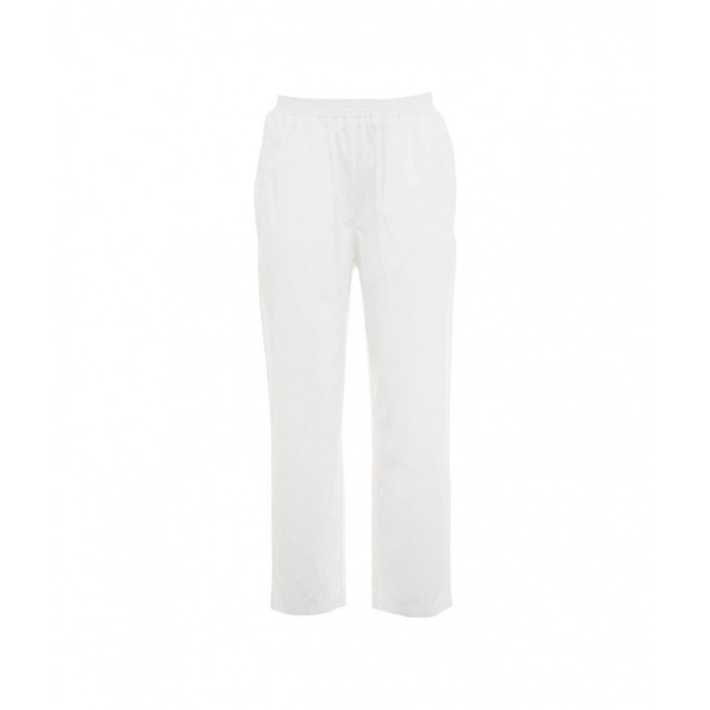 Pantalone in cotone bianco