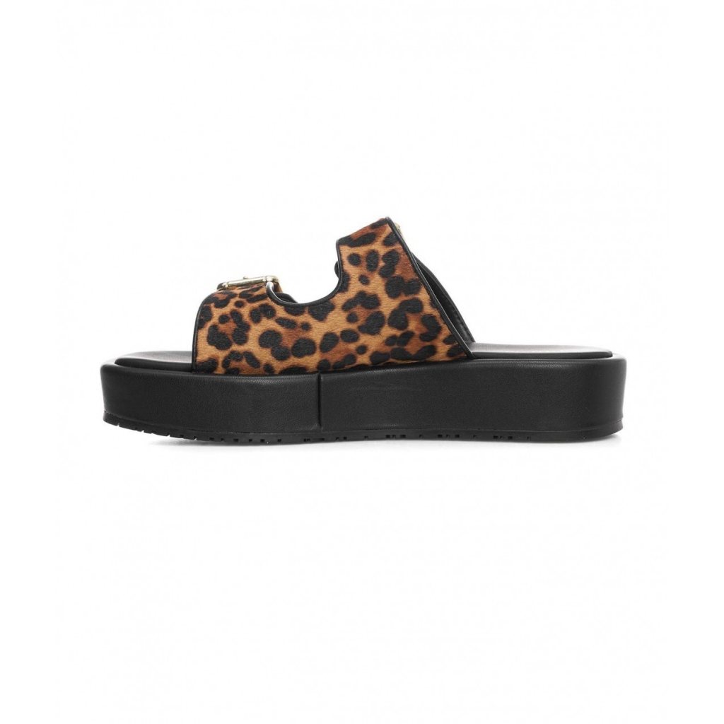 Slides animalier marrone