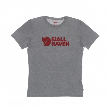 maglietta uomo fjallraven logo t-shirt GREY MELANGE