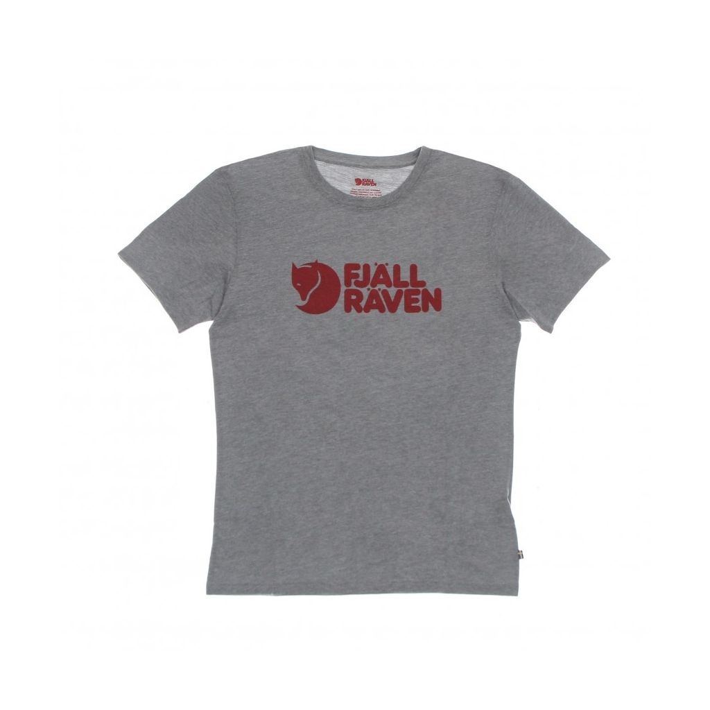 maglietta uomo fjallraven logo t-shirt GREY MELANGE