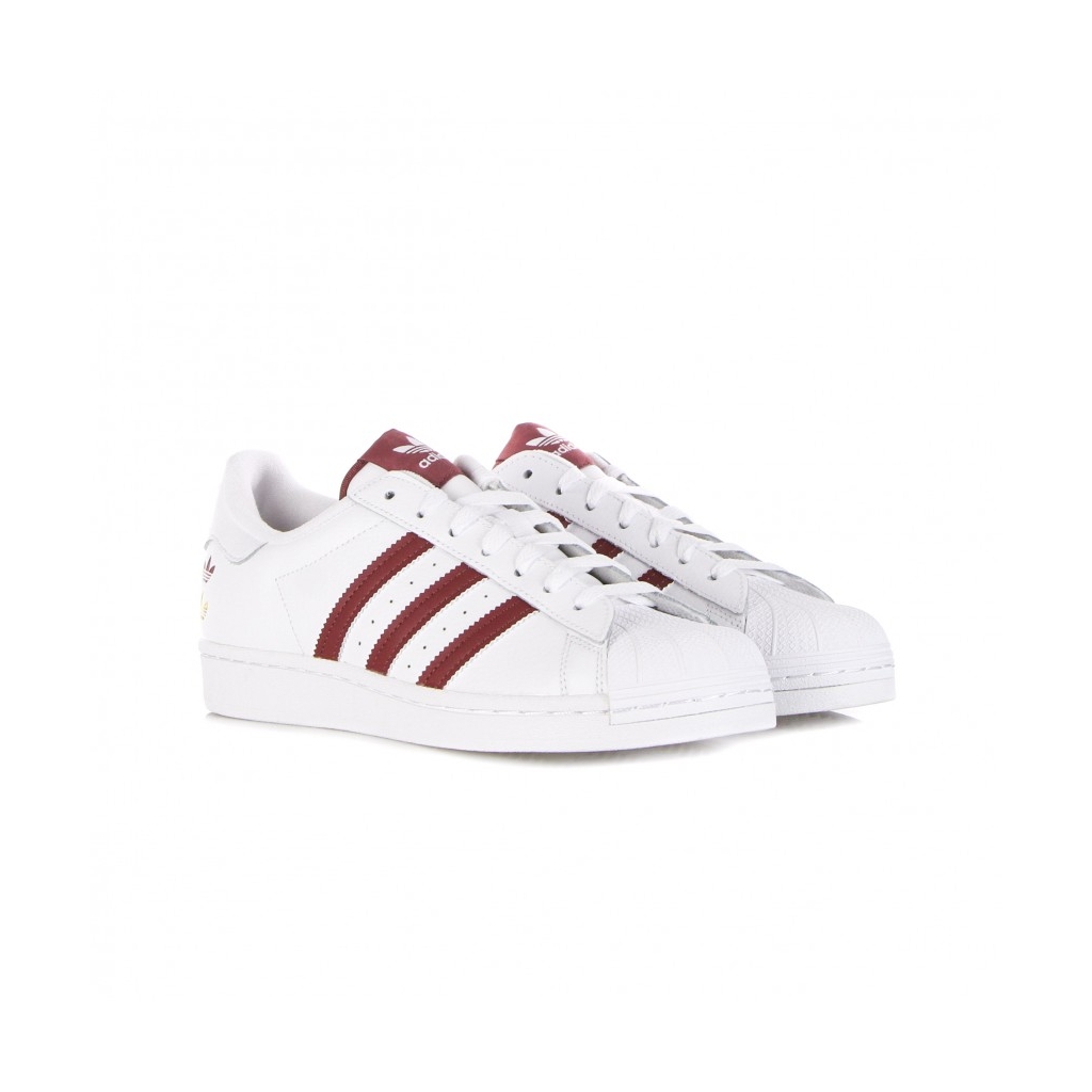 scarpa bassa uomo superstar CLOUD WHITE/QUIET CRIMSON/GOLD FOIL