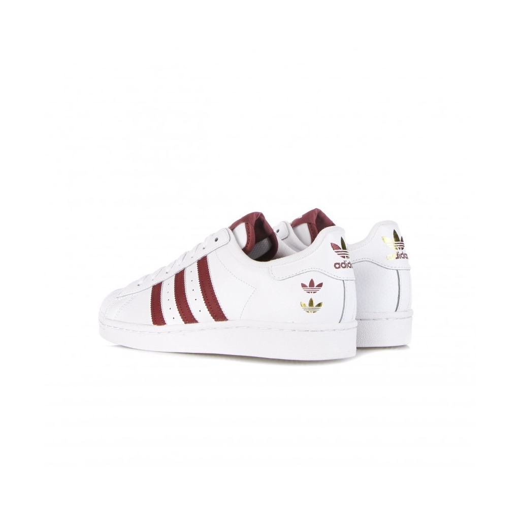 scarpa bassa uomo superstar CLOUD WHITE/QUIET CRIMSON/GOLD FOIL