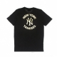 maglietta uomo mlb team logo metallic print tee neyyan BLACK/GOLD